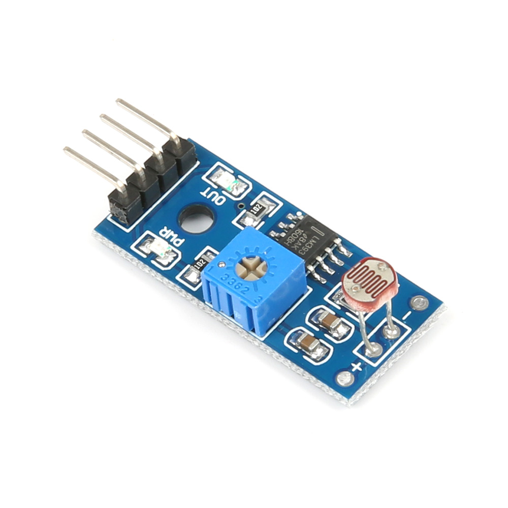 Модуль датчика освещенности с фоторезистором LM393 4 контакта